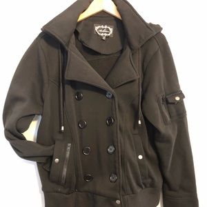 Hooded Black Jacket - Women’s 2XL